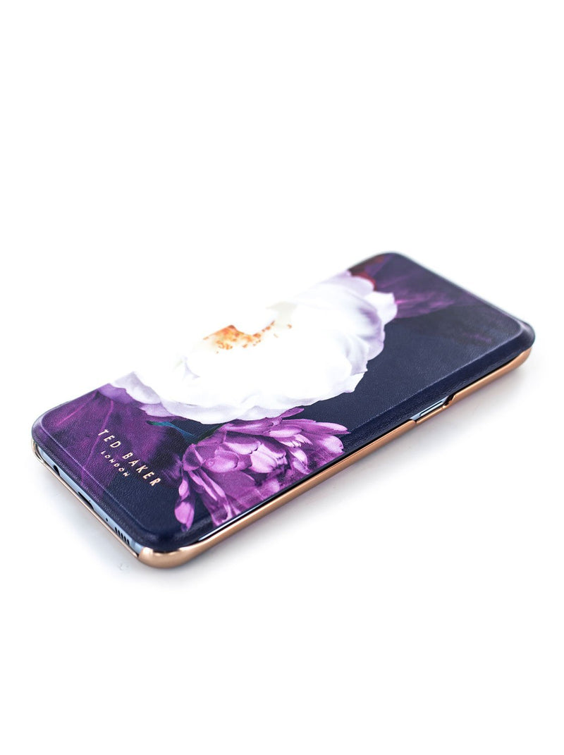 Face up image of the Ted Baker Samsung Galaxy S8+ phone case in Black