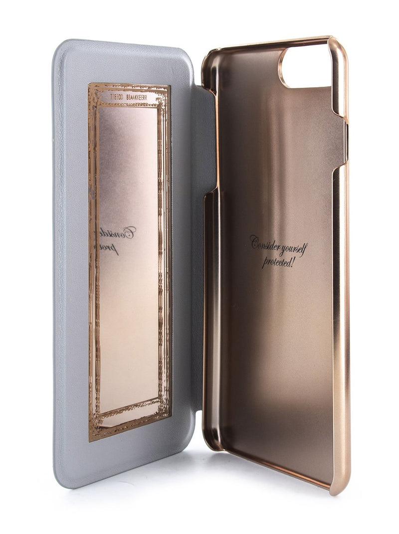 Inside image of the Ted Baker Apple iPhone 8 Plus / 7 Plus phone case in Grey