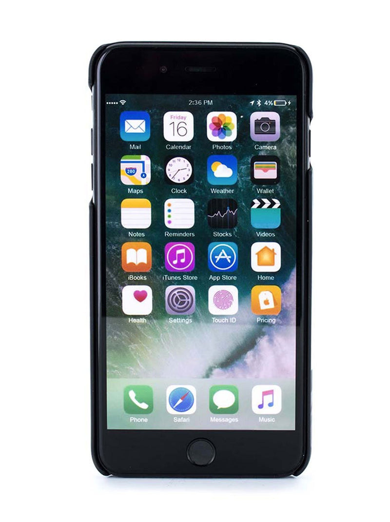 Front image of the Ted Baker Apple iPhone 8 Plus / 7 Plus phone case in Black
