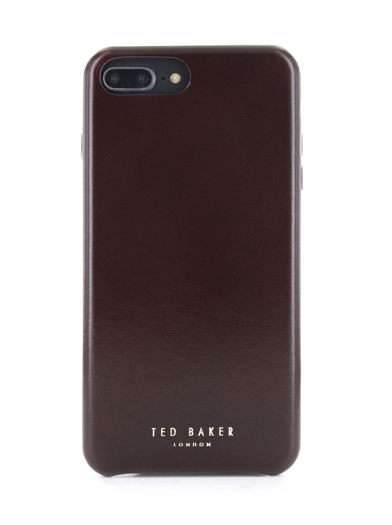 Hero image of the Ted Baker Apple iPhone 8 Plus / 7 Plus phone case in Dark Brown