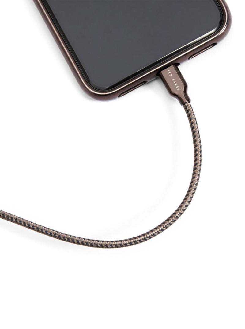 Connected to device image of the Ted Baker Universal cable in Grey