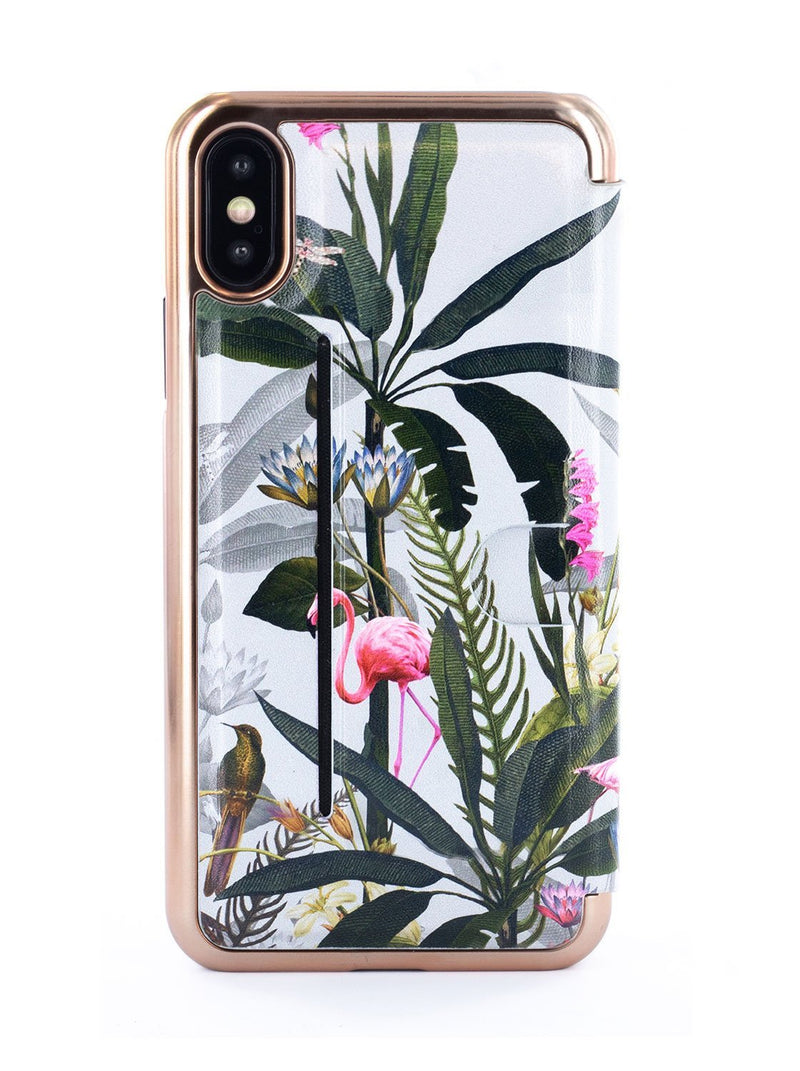 Back image of the Ted Baker Apple iPhone XS / X phone case in Grey