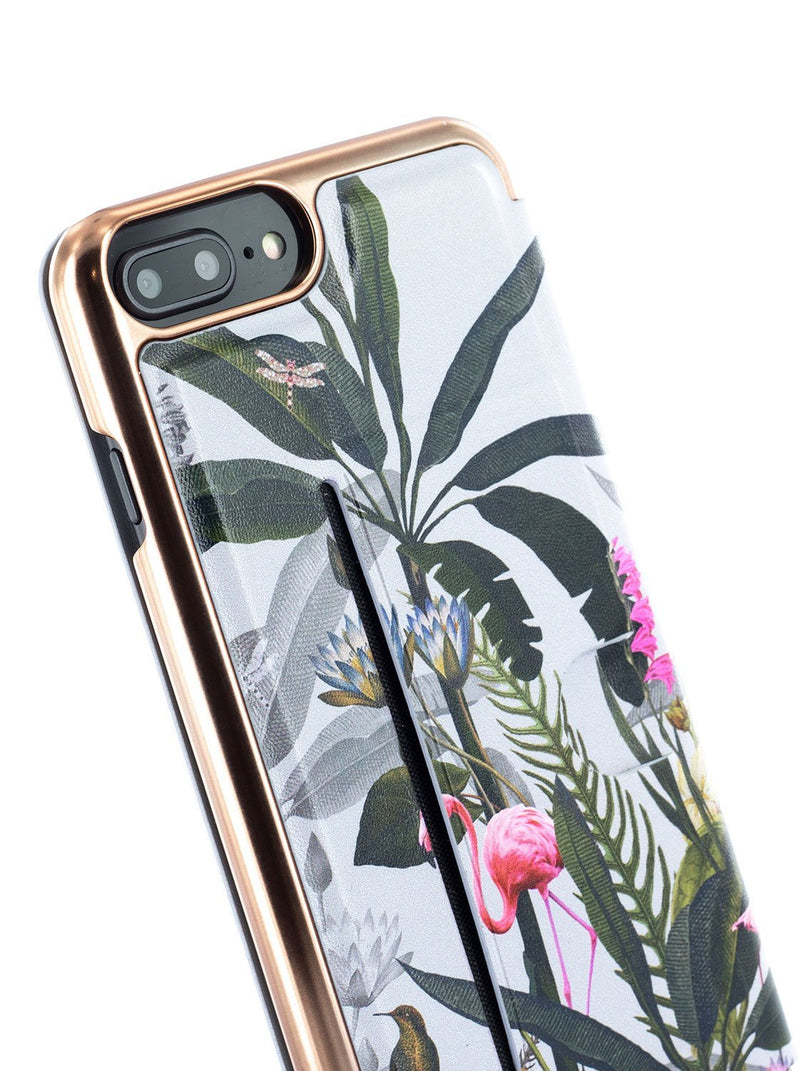 Detail image of the Ted Baker Apple iPhone 8 Plus / 7 Plus phone case in Grey