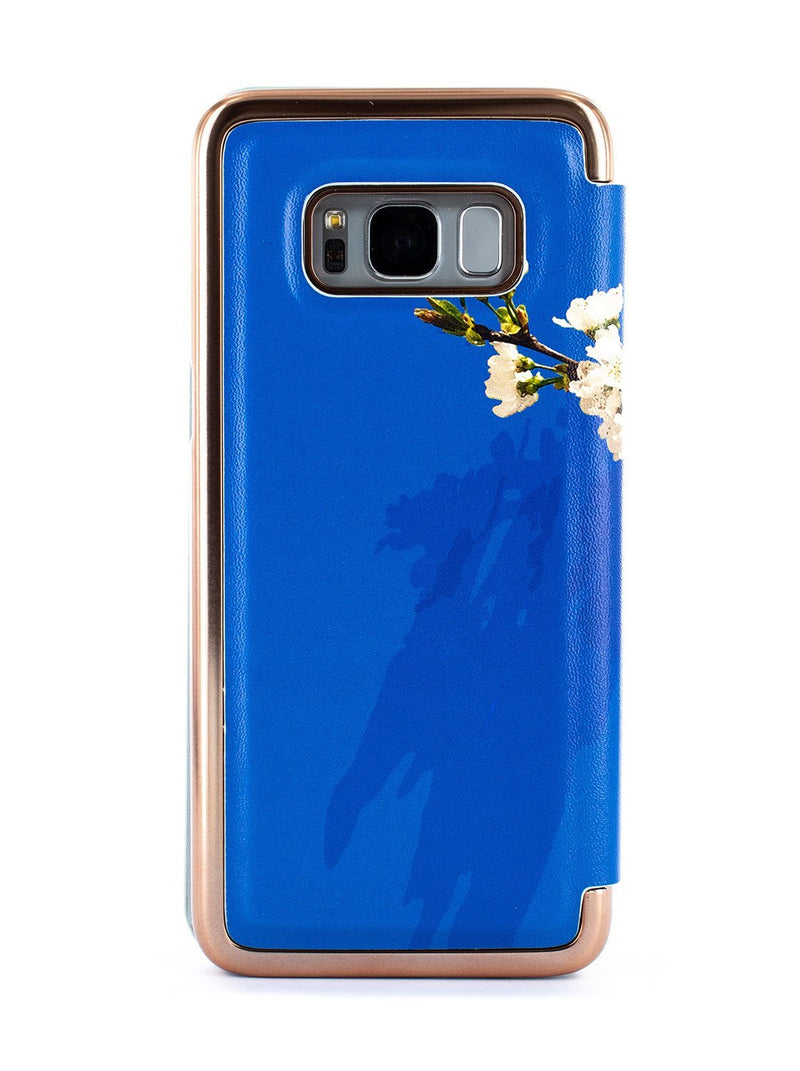 Back image of the Ted Baker Samsung Galaxy S8 phone case in Blue