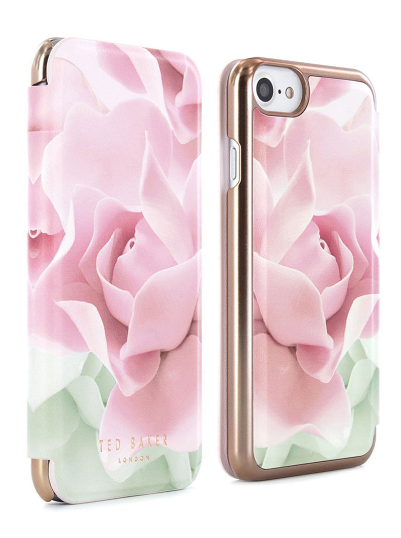 Front and back image of the Ted Baker Apple iPhone 8 / 7 / 6S phone case in Nude
