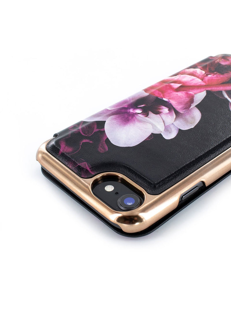 Detail image of the Ted Baker Apple iPhone 8 / 7 / 6S phone case in Black