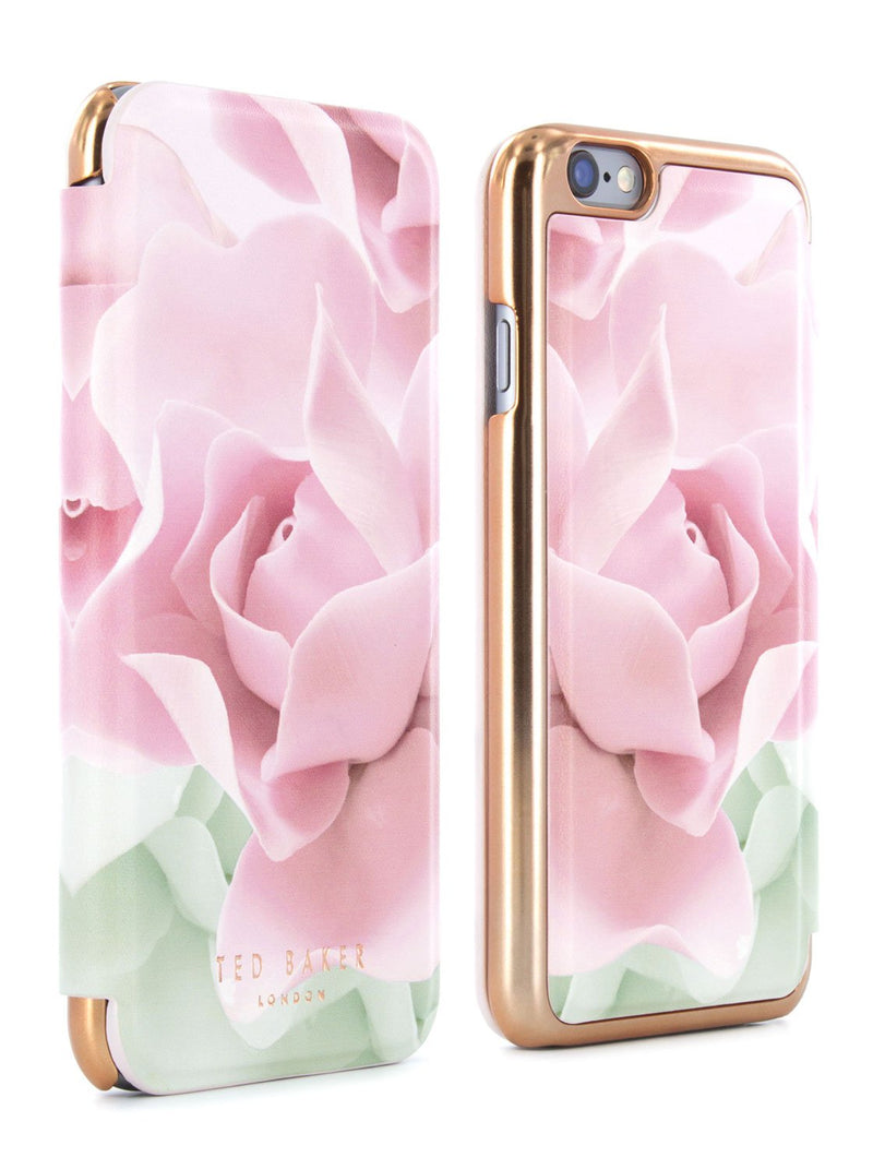 Front and back image of the Ted Baker Apple iPhone 6S / 6 phone case in Nude